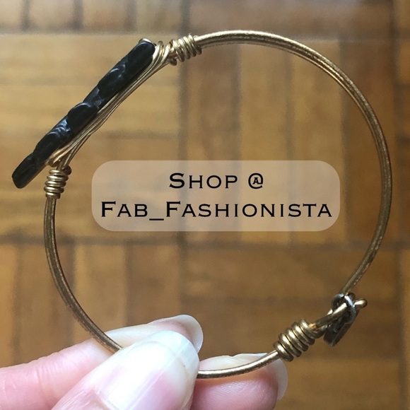 Elephant Bracelet gold black - Picture 3 of 7